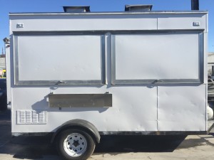 Small Enclosed Trailer - Passenger Side     